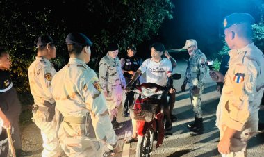 ชุดเครื่อที่เร็ว ตรวจเข้ม กลุ่มวัยรุ่นแข่งรถจักรยานยนต์ รบกวนประชาชนชาว อำนาจเจริญในยามวิกาล