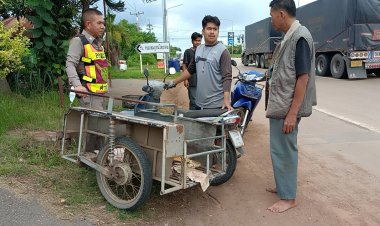 ช่างใจร้าย!ลุงเมาถูกหลอกทิ้งไว้ริมถนนสระแก้ว-พนมสารคามแถมถูกเชิดเงินหกพันบาท