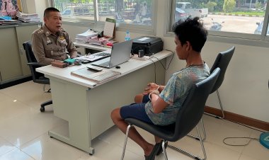 แค้นสะสม!น้องชายรำคาญพี่ชายบ่นทนไม่ไหวหยิบจอบสับหัวพี่ชายตายคาที่