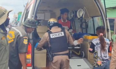 ผัวเก่าหึงโหด ใช้มีดฟันข้อเท้าแฟนใหม่ เมียที่เลิกกันแล้วเดือนกว่า