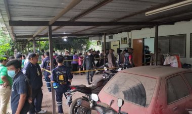 ด.ต.ปืนโหดซัลโวเมียดับ คิดสั้นฆ่าตัวตายตามแต่ไม่ถึงฆาต ปมเหตุทะเลาะเมียท้ายิง