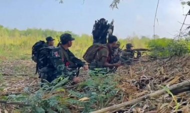 กองทัพเมียนมาปะทะเดือดกลุ่มเคเอตรงข้ามช่องทางห้วยต้นนุ่นอ.ขุนยวม ผู้ลี้ภัยสงครามทะลักไทย