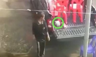 ไม่กลัวบาป!สาวย่องฉกเงินเหรียญเตรียมโปรยทานงานบวชกว่า 5,000 บาท