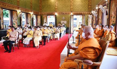 ชลบุรีจัดพิธีเจริญพระพุทธมนต์และเจริญจิตตภาวนาถวายพระกุศลแด่สมเด็จพระสังฆราช ฉลองพระชนมายุ 8 รอบ 96 พรรษา