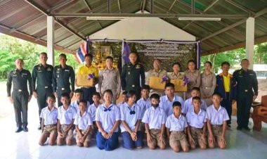 ผู้บังคับหน่วยเฉพาะกิจกรมทหารพรานที่ 26 เป็นประธานในพิธีรับพระราชทานเมล็ดพันธุ์ผัก