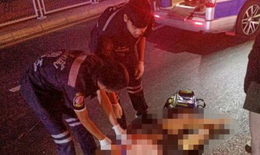 สาวเมาซิ่งเก๋งพุ่งชนจักรยานหนุ่มปั่นออกกำลังกายดับริมถนน วัดแอลกอฮอล์เกินพิกัด