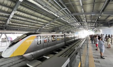 เปิดค่าโดยสารรถไฟฟ้าสายสีเหลือง ช่วงลาดพร้าว-สำโรง เริ่มต้น 15 บาท สูงสุด 45 บาท รวม 23 สถานี