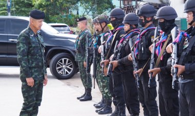 ผบ.บก.ควบคุมสุริโยทัย เน้นย้ำ เพิ่มมาตรการรักษาความปลอดภัยตามแนวชายแดน ไทย- มาเลเซีย