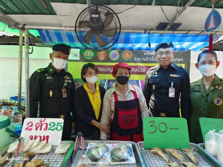 พล.ต. มานพ แฝดกลาง พร้อมคณะลงพื้นที่ตรวจความก้าวหน้าโครงการประกอบอาชีเสริมกำลังพล