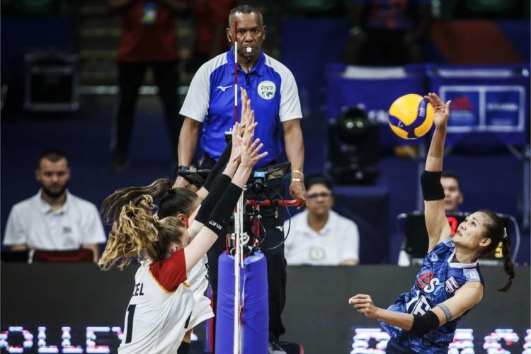 ตบลูกยางสาวไทยสุดต้านพ่ายเยอรมัน 1-3 เซตประเดิมศึกเนชั่นส์ ลีก สนาม 2
