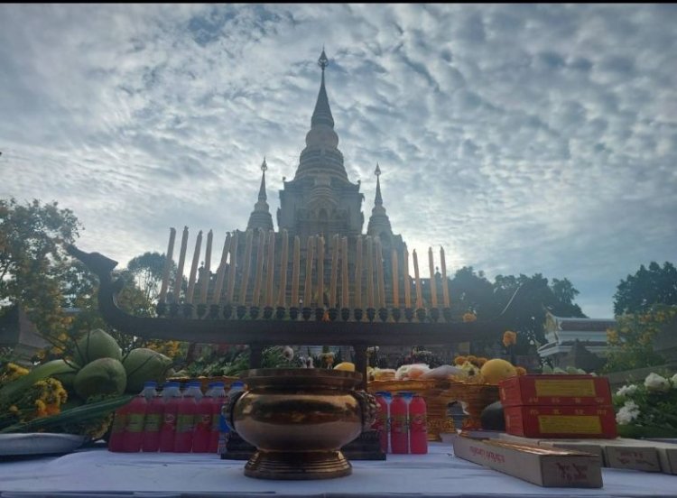 วัดพุทธาธิวาส พระอารามหลวง เริ่มบูรณะพระมหาธาตุเจดีย์พระพุทธธรรมประกาศ และขอเชิญร่วมบริจาคสมทบทุน