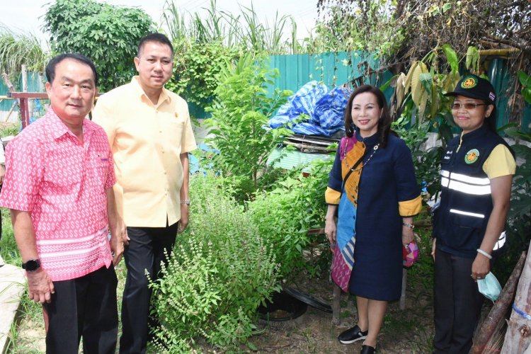 ที่ปรึกษาปลัดกระทรวงมหาดไทย ลงพื้นที่ติดตามโครงการ “ถังขยะเปียก ลดโลกร้อน”พื้นที่จ.ชลบุรี