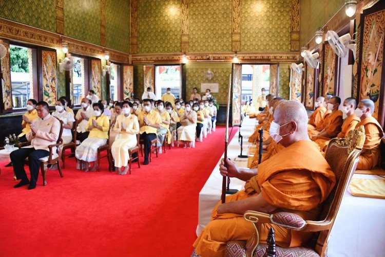 ชลบุรีจัดพิธีเจริญพระพุทธมนต์และเจริญจิตตภาวนาถวายพระกุศลแด่สมเด็จพระสังฆราช ฉลองพระชนมายุ 8 รอบ 96 พรรษา