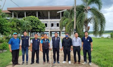 โครงการชลประทานศรีสะเกษ ลงพื้นที่ตรวจสอบผู้บุกรุกบริเวณอ่างเก็บน้ำ 4  แห่งในเขตพิ้นที่จังหวัดศรีสะเกษ