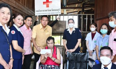 “พ่อเมืองชลบุรี-นายกเหล่ากาชาด” ลงพื้นที่ช่วยเหลือประชาชน-ผู้ด้อยโอกาส ออกหน่วยบำบัดทุกข์ บำรุงสุข สร้างรอยยิ้มให้ประชาชน"