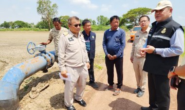 ป.ป.ช.พิจิตรจับมือชลประทานร่วมตรวจรับแพสูบน้ำงบ32ล้านมอบส่งต่อท้องถิ่นบริหารจัดการสูบน้ำช่วยชาวนา
