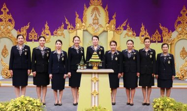 แม่บ้านมหาดไทย จังหวัดแม่ฮ่องสอน บันทึกเทปถวายพระพรพระบาทสมเด็จพระเจ้าอยู่หัวฯ