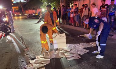 สลด!หนุ่มซิ่งจยย. CPR พุ่งชนจยย.พ่วงข้างเสียชีวิต 1 บาดเจ็บอีก 3