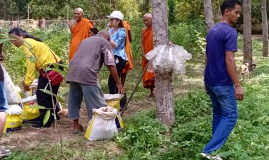 พัฒนาชุมชน-คณะขับเคลื่อนกองทุนพัฒนาสตรี พระ ขับเคลื่อนโครงการ “คลังอาหาร ความมั่งคงทางอาหาร”ปลูกพืชผักกินได้  “วัด-มัสยิด”