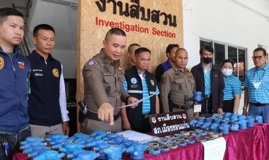 ตำรวจขอนแก่นตรวจยึดมาตรวัดน้ำ 226 เครื่องโจรขโมยไปขายให้ร้านรับซื้อของเก่า