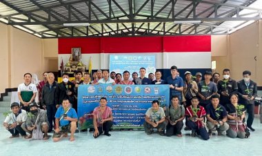 "นายอำเภอตั้ม" ประธานพิธีแจกต้นกล้ากแฟอาราบิก้าเชียงใหม่ 80. ในโครงการอนุรักษ์ป่า ติน และน้ำ