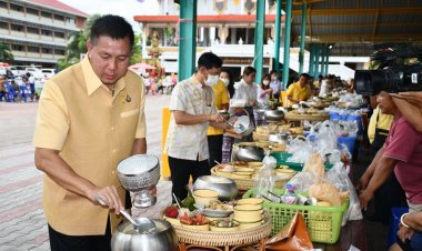 พ่อเมืองชลบุรีชวนเข้าวัด "ครอบครัวหิ้วตะกร้า ศรัทธาอิ่มบุญ อุดหนุนชุมชน" ทำบุญวันพระ
