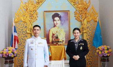 นายอำเภอสบเมย ร่วมบันทึกเทป ถวายพระพรสมเด็จพระพันปีหลวง