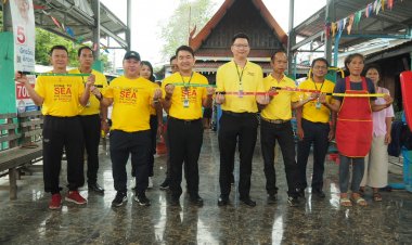 ท.ต.บางปูจัดทำปลอกคอสุนัข 3 สีนำร่องชุมชนคลองแสนสุขเป็นสัญลักษณ์เตือนชาวบ้านที่เห็น