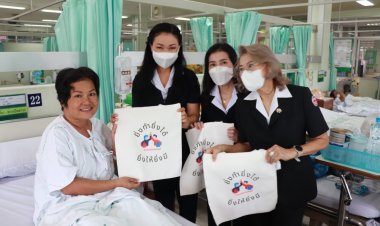 เหล่ากาชาดจังหวัดชลบุรี มอบถุงผ้าลดโลกร้อน ตามโครงการ “DPT ร่วมใจใช้ถุงผ้า”Change for good