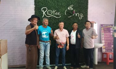 "จ.ป.ส. สท.มอไซค์"- หมอ ตอไม้"  ต้อนรับ คณะนายกเทศมนตรีตำบลบางไทร ศึกษาวัฒนธรรม อาหารพื้นเมืองนครแม่สอด