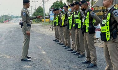 ตำรวจทางหลวงชัยภูมิ จับป้ายแดงปลอมเพิ่มประสิทธิภาพข้อมูลข่าวสารป้องกันปราบปรามอาชญากรรมรวดเร็ว