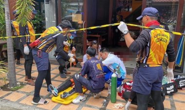 อดีตเปาไทยลีกคลั่งบุกแทงดับสาวใหญ่ดับสยอง เชือดคอตัวเองสาหัส ปมรักสามเส้า