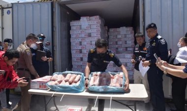 DSI เร่งขยายผลกลุ่มบิ๊กนายทุนอยู่เบื้องหลังลอบจรหมูเถื่อน 161 ตู้ ยันไม่พบนักการเมืองเอี่ยว