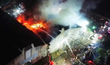 ระทึก!ไฟไหม้รง.ผลิตวุ้นเส้นย่านดอนตูมนครปฐม เสียหายนับพันล้านบาท