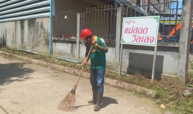 "พร พุทธชาติ" โฆษกเสียงหล่อ จิตอาสาพัฒนาหมู่บ้านชุมชนแม่สอด