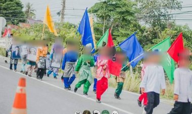 เปิดไทม์ไลน์เจ้าหน้าที่รัฐกับเด็กนักเรียนตาดีกาถือภาพคนร้ายถูกวิสามัญเข้าร่วมพาเหรดแฟนตาซีของโรงเรียนตาดีกา