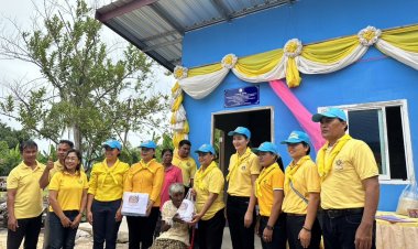 นายอำเภอขุนหาญ มอบบ้านผู้ยากไร้ เฮือนดีดีมีที่ขุนหาญ จังหวัดศรีสะเกษ