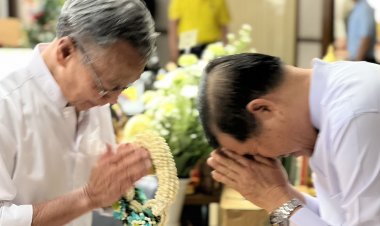 "นิพนธ์"รองหัวหน้าปชป.แสดงมุทิตาจิตในวันคล้ายวันเกิด"ชวน หลีกภัย"อดีตนายกฯ-ปธ.รัฐสภา