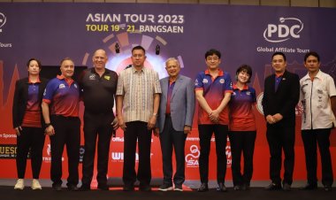ชลบุรีระเบิดศึก"PDC Asian Tour 2023 Bangsaen"เฟ้นหาสุดยอดนักกีฬาดาร์ทแข่งที่อังกฤษ