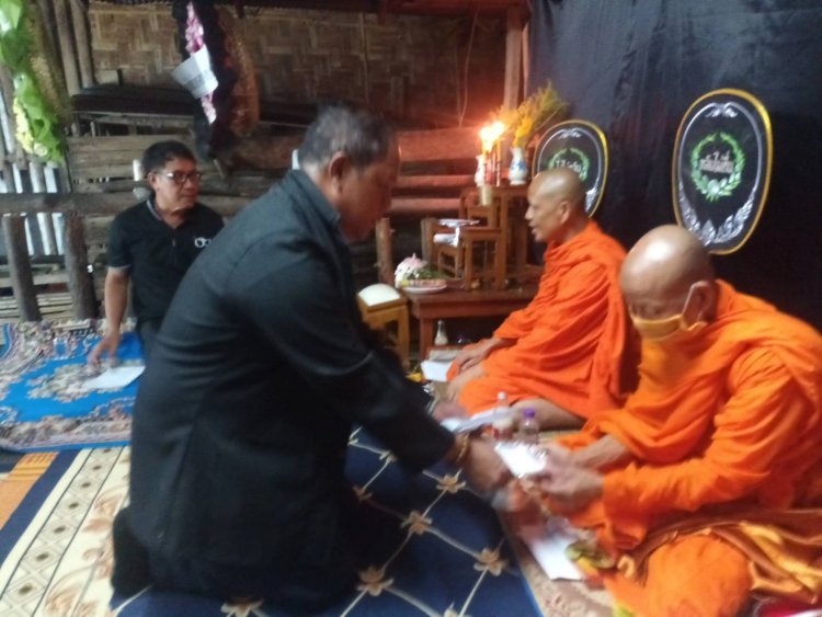 "จ.ป.ส." สท.มอไซค์ เป็นเจ้าภาพร่วมงานอภิธรรมศพ"คุณพ่ออุบล สิงห์ยะเมือง "