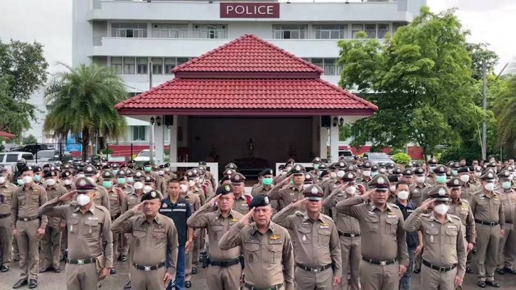 "ผู้กำกับโอ๋" สภ.แม่สอด ประชุมหัวหน้าสายงานต่างๆ Morning brief