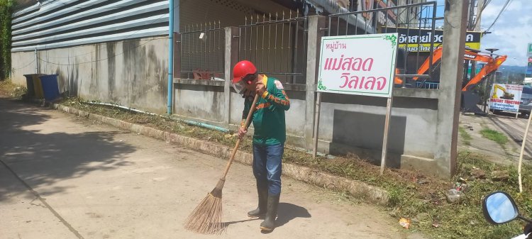 "พร พุทธชาติ" โฆษกเสียงหล่อ จิตอาสาพัฒนาหมู่บ้านชุมชนแม่สอด