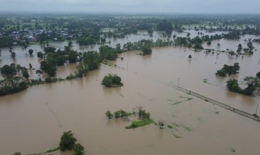 ธาตุพนมอ่วม!ฝนถล่มทั้งคืนน้ำป่าทะลักท่วมนาข้าวเกือบ 1 พันไร่ หนักสุดรอบปี