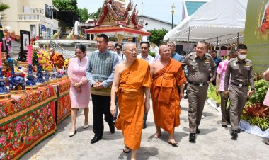 ลูกศิษย์ล้นหลาม กราบมุทิตาฯอายุวัฒนมงคล 42 ปี "พระครูปลัด อังกูร โชตโก" เจ้าอาวาสวัดเขาบางพระ