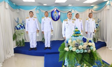 ผกก.สภ.แม่สอด   ร่วมบันทึกเทป ถวายพระพร พระพันปีหลวง