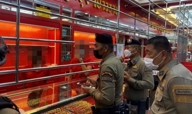 อุกอาจ!โจรสาวบุกเดี่ยวร้านทองควักอาวุะขู่พนง.กวาดสร้อยทอง 37 เส้น