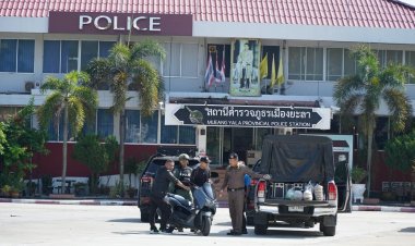 ป่วนต่อเนื่อง!คนร้ายซุกถังดับเพลิงหนัก 15 กก.ไว้ลานจอดรถหวังบึ้มสภ.เมืองยะลา