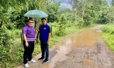 "ผู้ใหญ่หมี แม่สอด"เสนอนอภ.แม่สอดสร้างบล็อกคอนเวิร์ส ระบายน้ำข้ามถนนป้องท่วมซ้ำซาก