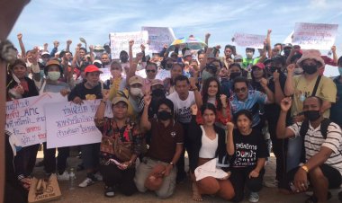 ม็อบพนักงานเอ็มเอ็มซี สปินนิ่ง กว่า 100 ชีวิตเรียกร้องจ่ายเงินค่าชดเชยหลังถูกโรงงานลอยแพ