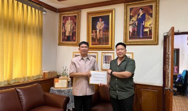 ตัวแทน"พ่อเลี้ยงหล้า"ซีอีโอ แม่สอดฟรีโซนมอบเงิน 5 หมื่นหนุนกิจกรรม"วันกำนัน-ผู้ใหญ่บ้าน"131 ปี